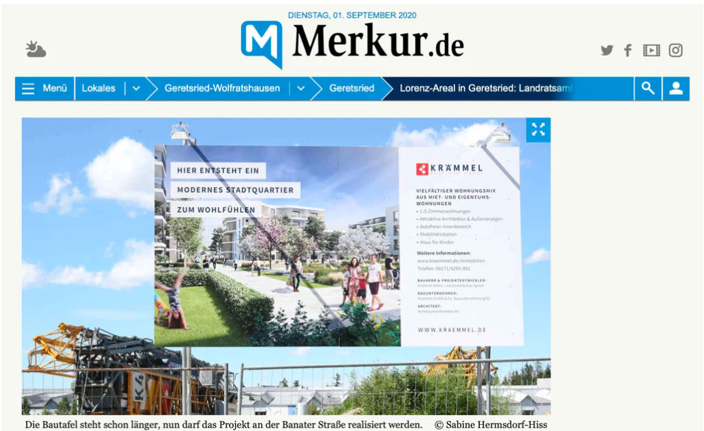 Lorenz Areal Geretsried – Landratsamt erteilt Baugenehmigung für 770 Wohnungen